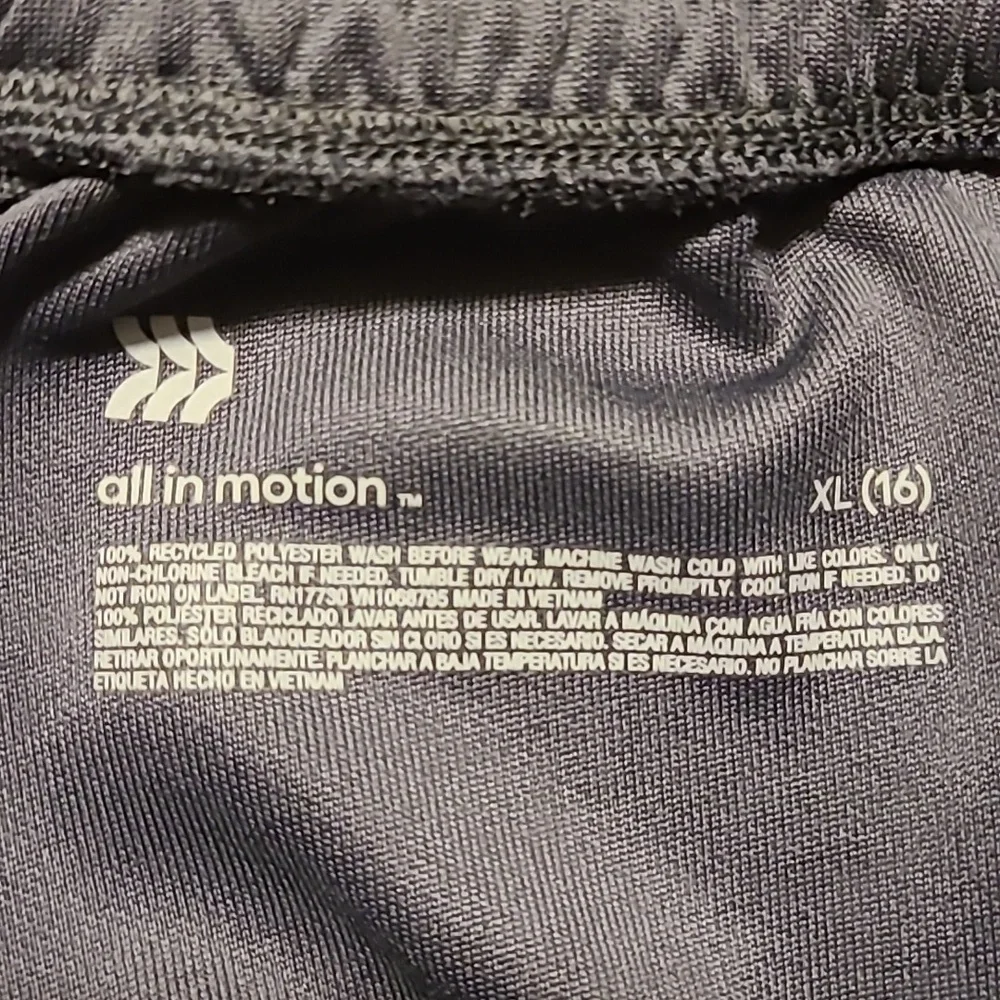 All On Motion Gray Athletic Jogger Pants - Boys XL - Picture 5 of 9